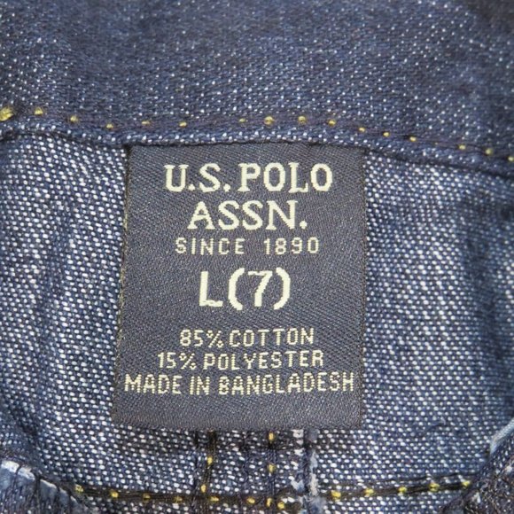 U.S.Polo Assn.*Boy's 3-Piece Set Hoodie Puffer Coat, Long Sleeve Shirt, Jeans L7 - Picture 13 of 15